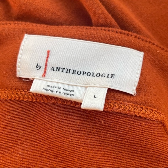 By Anthropologie Knit boho Column midi Dress Orange size large - Picture 7 of 8